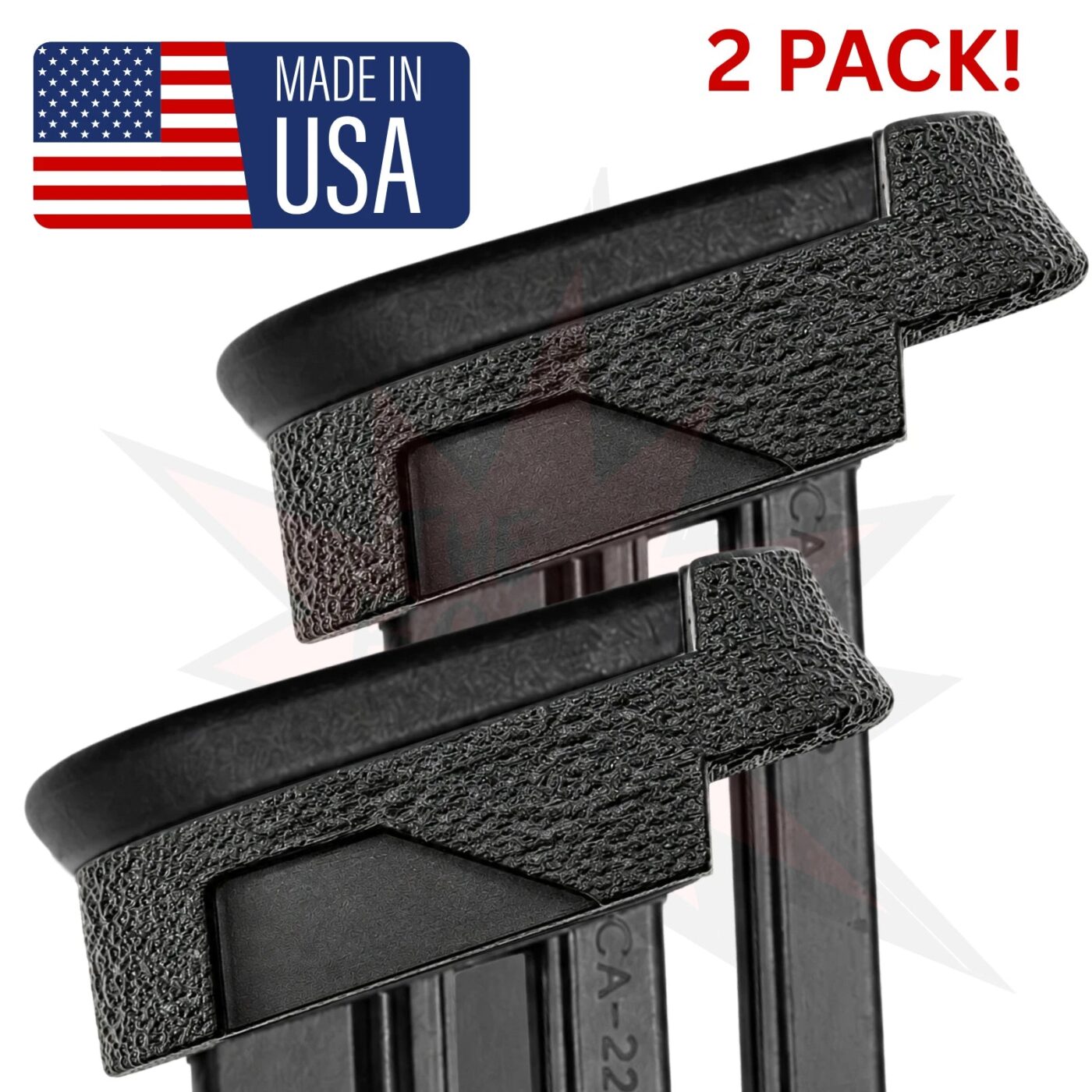 Taurus TX22 Compact Textured Grip Spacer Sleeve for 16rd TX22 Magazines — 2 Pack