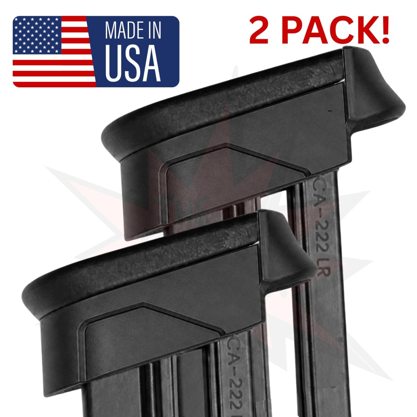 2 Pack - Taurus TX22 Compact Enhanced Grip Spacer Sleeve for 16rd Magazines
