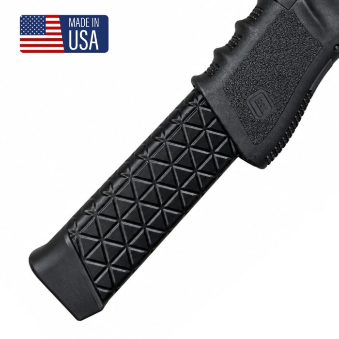 Glock 19 Magazine Sleeve Grip Adapter for 31-33 Round Magazine - Triangle Design