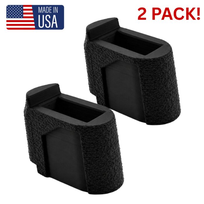 2 pack Taurus TX22 Compact textured mag spacer sleeve for 21-round ProMag