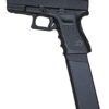 Gap filler installed between Glock 19 grip and KRISS MagEx2 extension