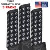 TX22 Compact Mag Sleeve (34 Rd ProMag) – Black & White Bull Logo, 3 Pack