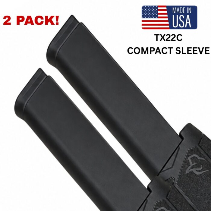 TX22 Compact Mag Sleeve (34 Rd ProMag) – Smooth Matte, 2 Pack
